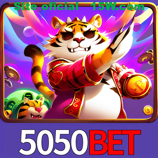 Imagem promocional da 5050Bet mostrando a plataforma e suas vantagens